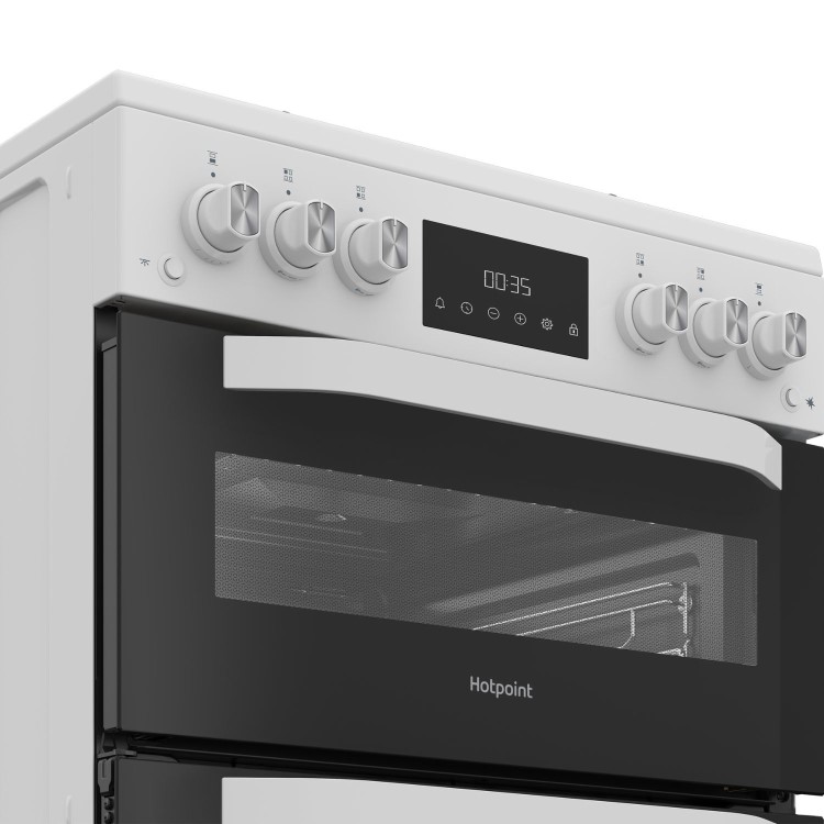 Hotpoint 60cm Gas Cooker - White - Image 6