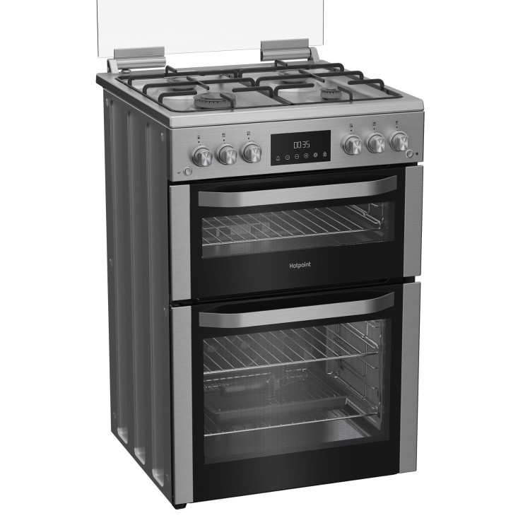Hotpoint 60cm Gas Cooker - Stainless steel - Image 2