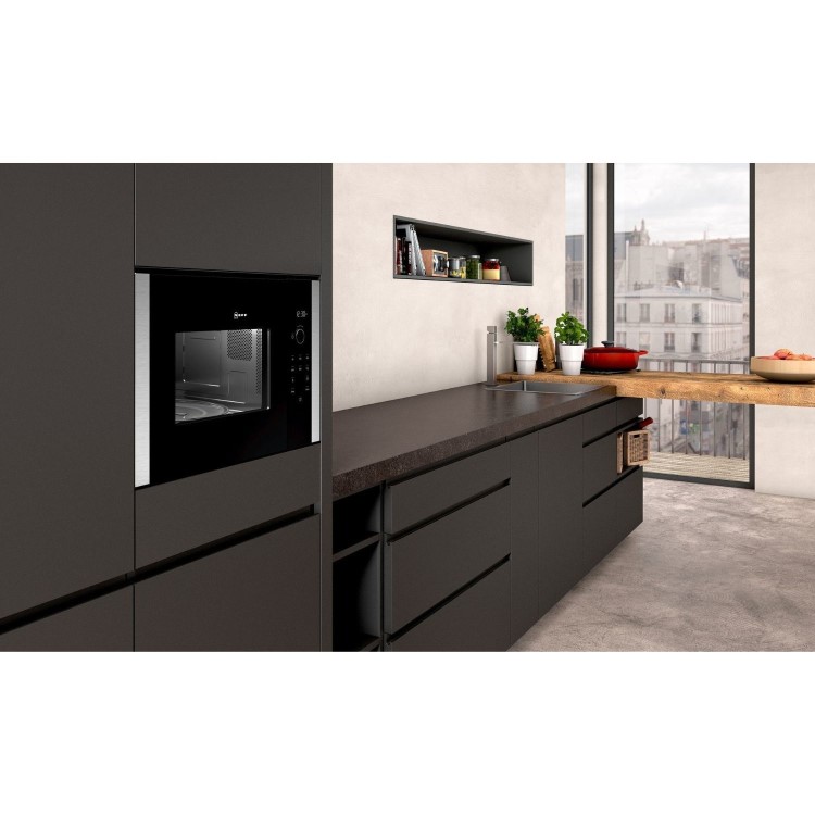 Neff N50 Built-In 900W Microwave - Stainless Steel - Image 4