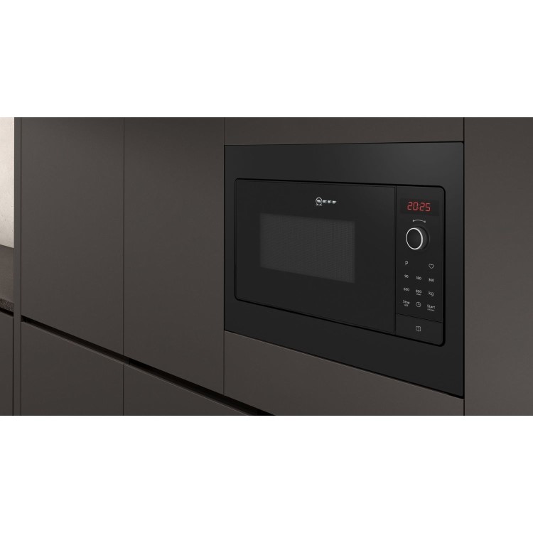 Neff N30 Built-In 800W Microwave - Black - Image 2
