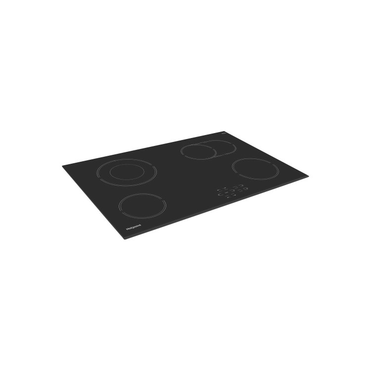 Hotpoint 77cm 4 Zone Ceramic Hob with Oval Dual Zone - Image 2