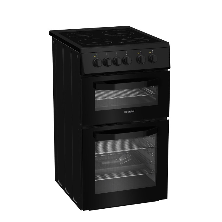 Hotpoint 50cm Electric Cooker - Black - Image 2