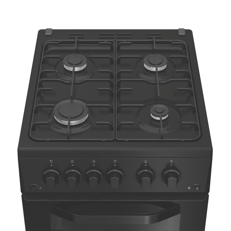 Hotpoint 50cm Gas Cooker - Black - Image 4