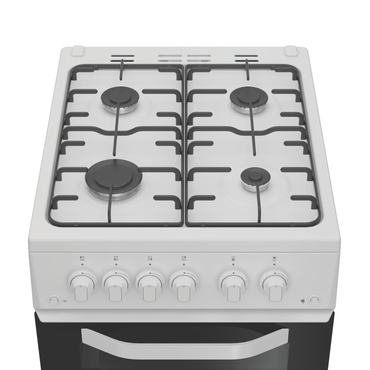Hotpoint 50cm Gas Cooker - White - Image 4