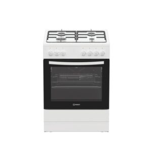 Indesit 60cm Dual Fuel Cooker - White