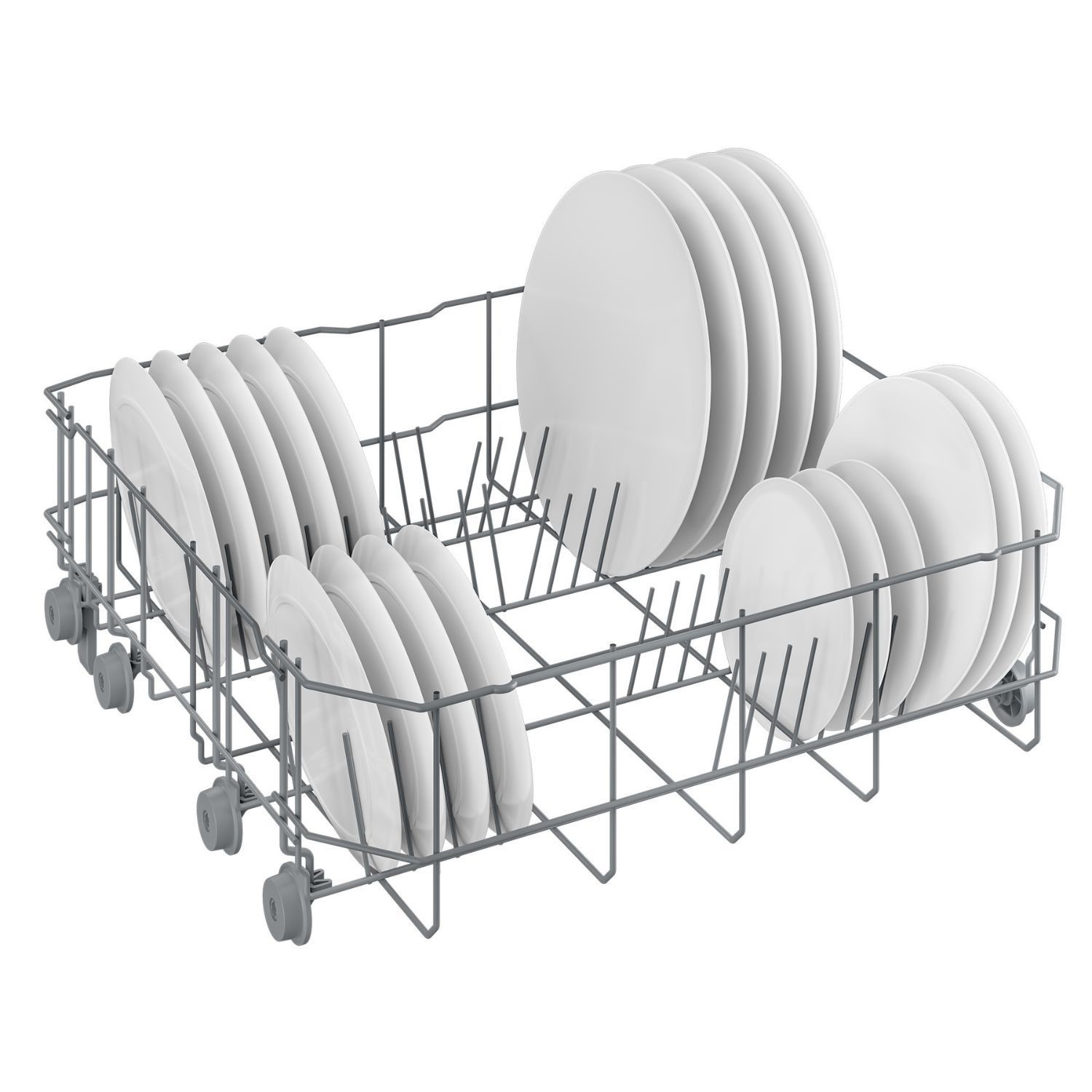 Indesit Push&Go Freestanding Dishwasher - Clean&Dry Silver - Image 2