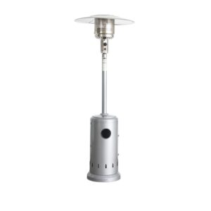 electriQ Mushroom Gas Patio Heater - Stainless Steel