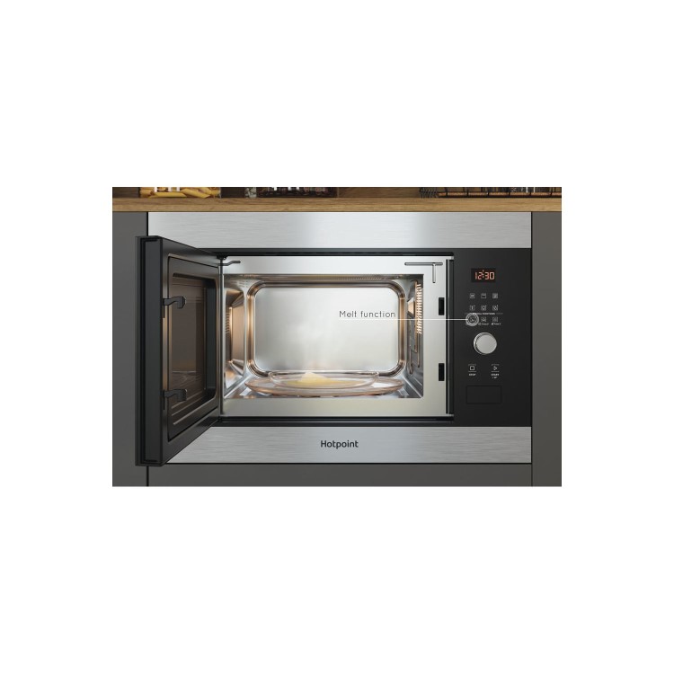 Hotpoint Built-In Microwave with Grill - Stainless Steel - Image 6