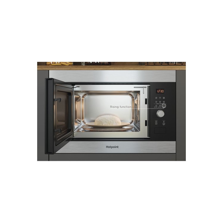 Hotpoint Built-In Microwave with Grill - Stainless Steel - Image 7