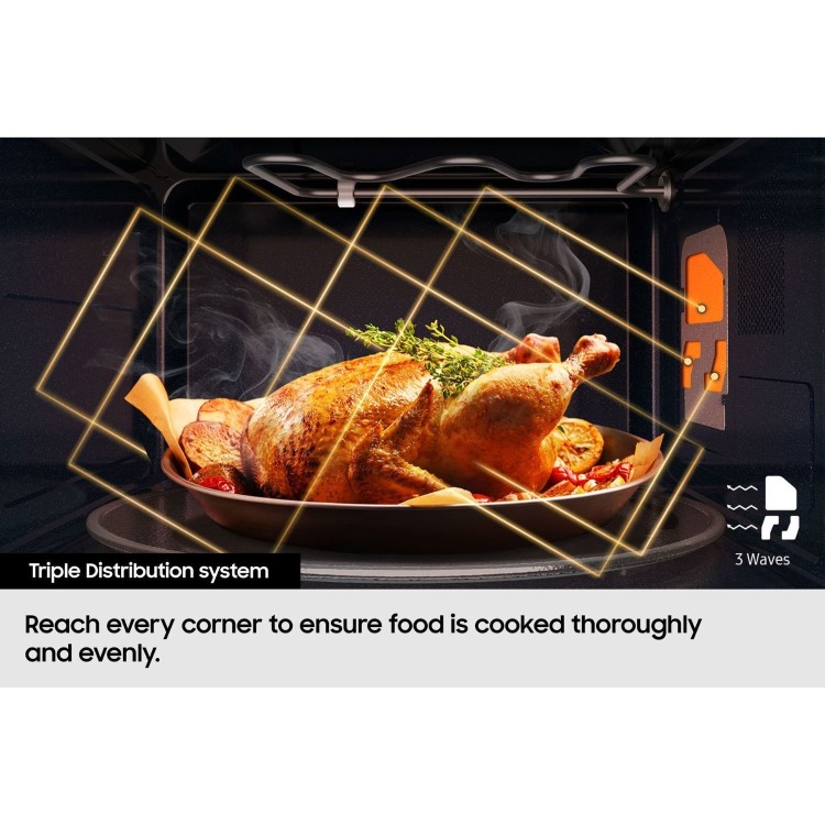 Samsung MG23K3575AK/EU 23L Microwave with Grill & Quick Defrost - Black - Image 7