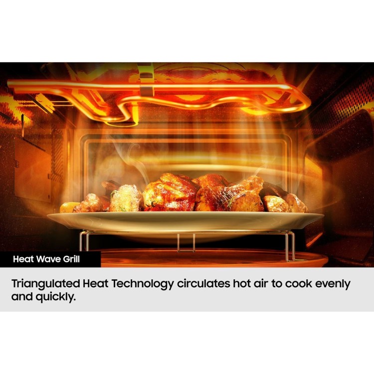 Samsung MG23K3575AK/EU 23L Microwave with Grill & Quick Defrost - Black - Image 8