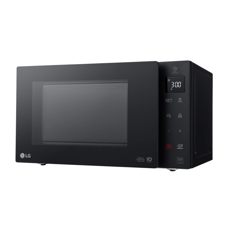 LG MH6336GIB 23L 1000W NeoChef Microwave Oven with Grill – Black Smart Inverter Technology Grill Function Even Cooking & Fast Defrost Countertop Microwave for Modern Kitchens - Image 3