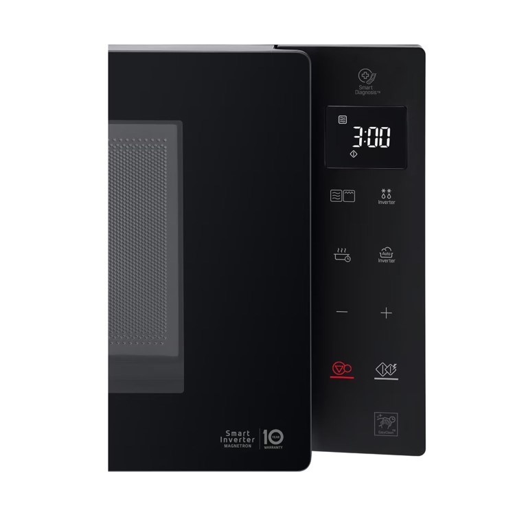 LG MH6336GIB 23L 1000W NeoChef Microwave Oven with Grill – Black Smart Inverter Technology Grill Function Even Cooking & Fast Defrost Countertop Microwave for Modern Kitchens - Image 4