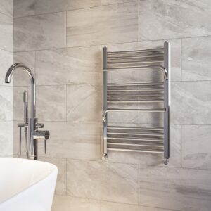 Chrome Towel Radiator 800 x 500mm - Nazco