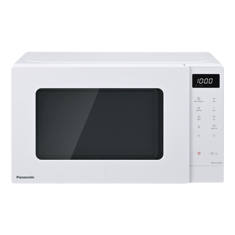 Panasonic NN-ST21QWBPQ 20L 800W Solo Microwave Oven White
