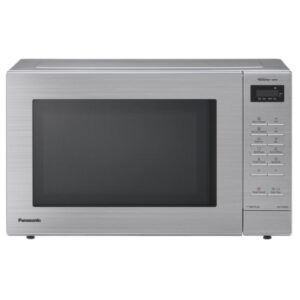 Panasonic NN-ST68QSBPQ 32L Solo Inverter Microwave Oven Silver – 1000W Family-Size Microwave with Inverter Technology Genius Sensor & Turbo Defrost