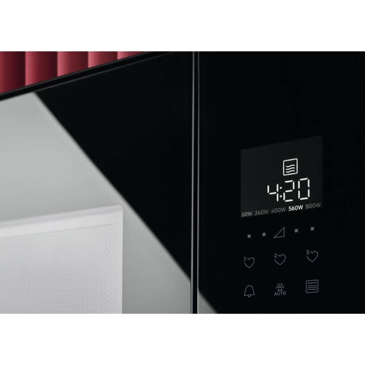 AEG 6000 Series Built-In Microwave with Grill - Black - Image 3