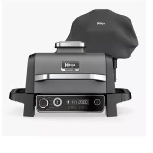 Ninja OG701UK Woodfire Electric BBQ Grill - With Cover Included