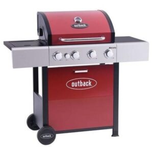 Outback OUT371149 Mercury 4 Burner Gas BBQ - Red