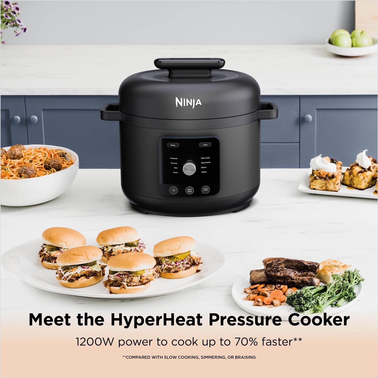 Ninja PC201UK HyperHeat 9-in-1 Pressure & Rice Cooker 6L – Fast Multi Cooker - Image 4