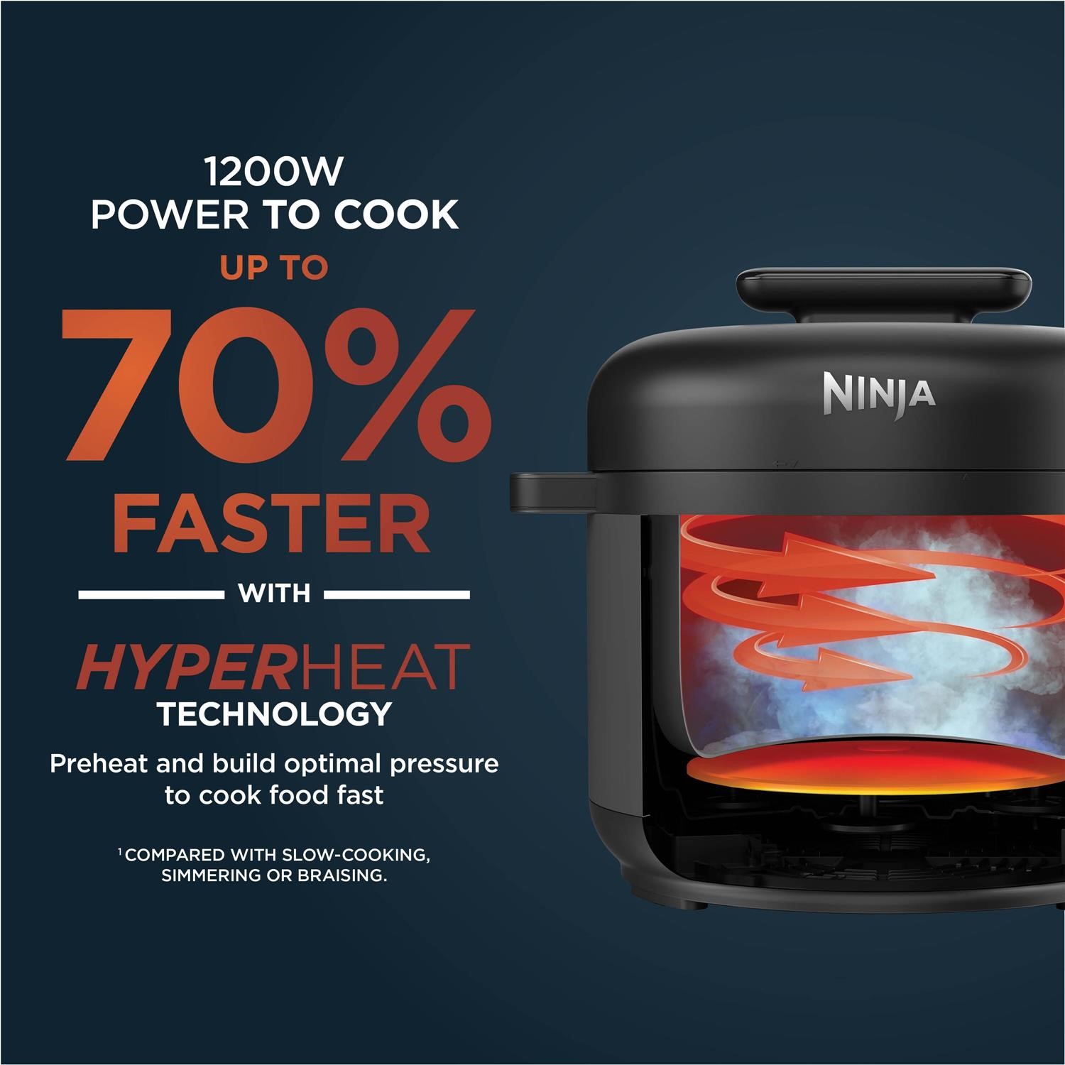 Ninja PC201UK HyperHeat 9-in-1 Pressure & Rice Cooker 6L – Fast Multi Cooker - Image 7