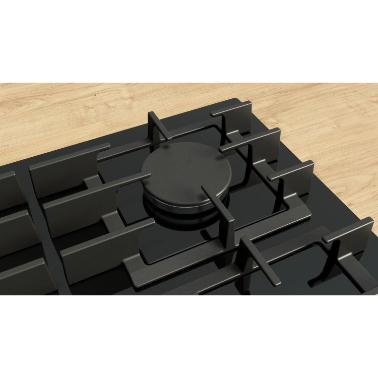 Bosch Series 6 92cm 5 Burner Gas Hob - Black - Image 2