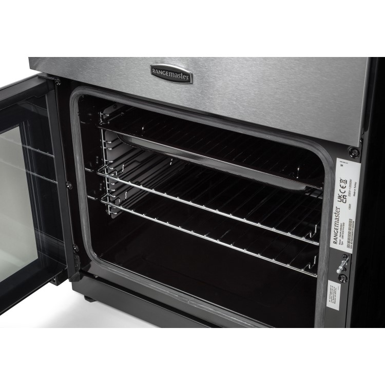Rangemaster Professional Plus 60cm Electric Cooker - Stainless Steel and Chrome - Image 4