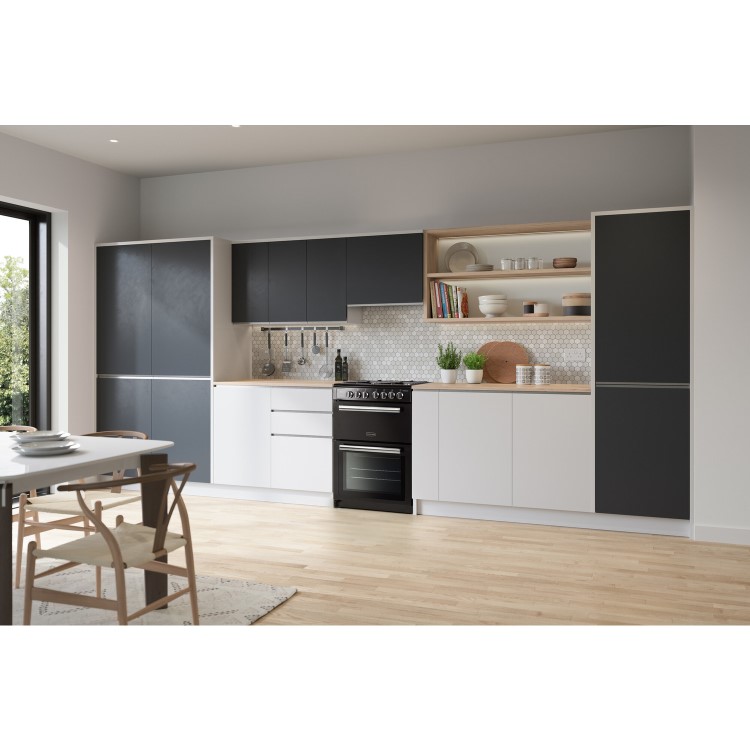 Rangemaster Professional Plus 60cm Dual Fuel Cooker - Black - Image 3