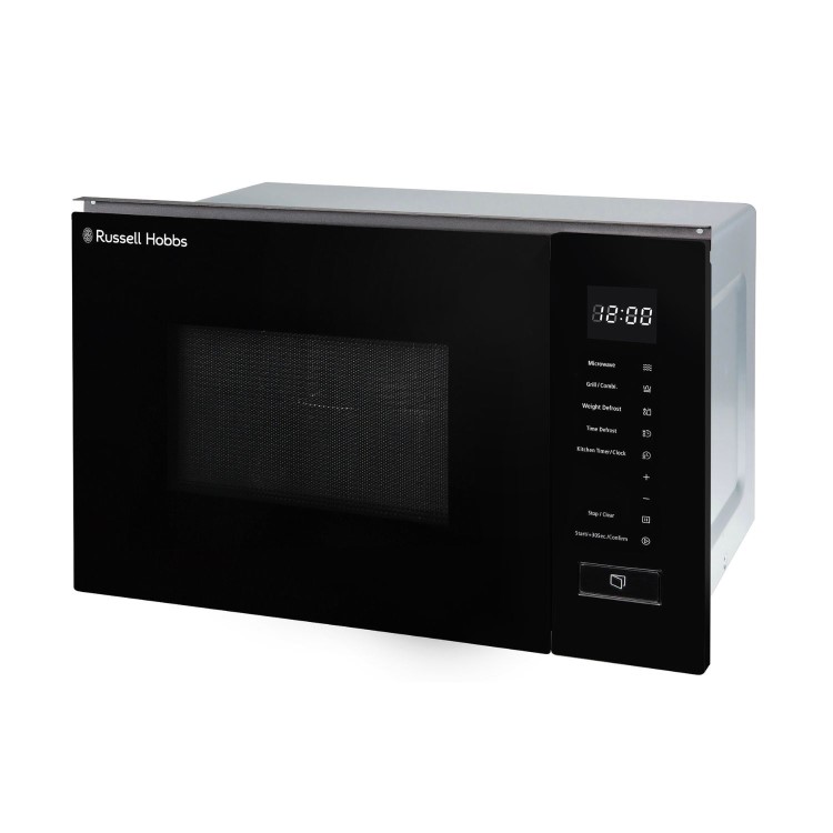 Russell Hobbs Built-In 800W Microwave & Grill - Black - Image 2