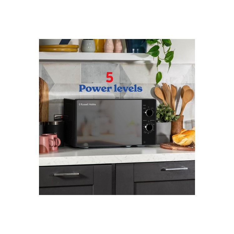 Russell Hobbs RHM2047B 20 Litres Microwave - Black - Image 7
