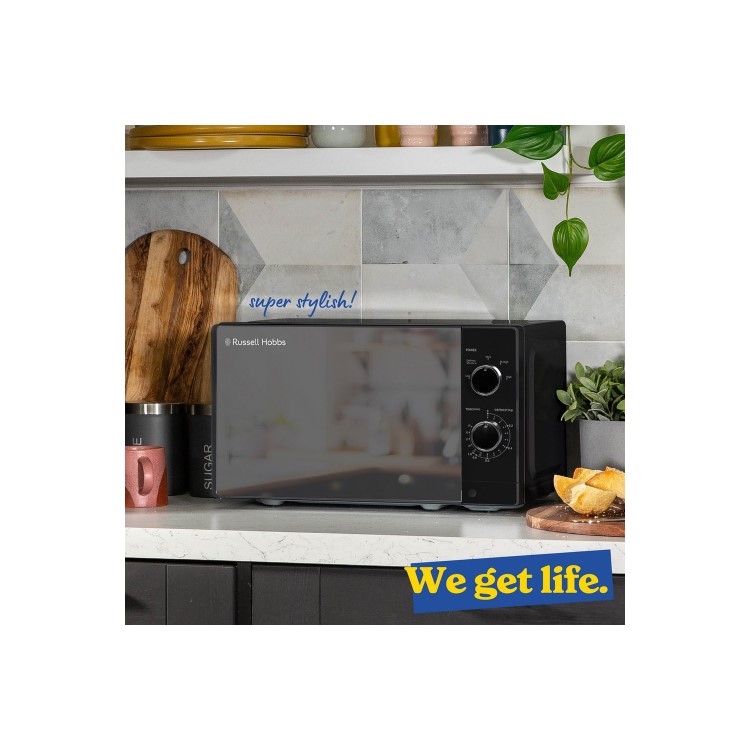 Russell Hobbs RHM2047B 20 Litres Microwave - Black - Image 8