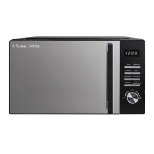 Russell Hobbs RHM2346B Black 23L Digital Microwave Oven 900W Family Microwave with Auto Cook Programmes & Defrost Function
