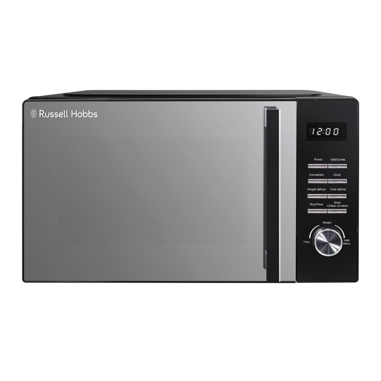 Russell Hobbs RHM2346B Black 23L Digital Microwave Oven 900W Family Microwave with Auto Cook Programmes & Defrost Function