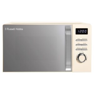 Russell Hobbs RHMD818C 20L Freestanding Digital Microwave Oven - Cream