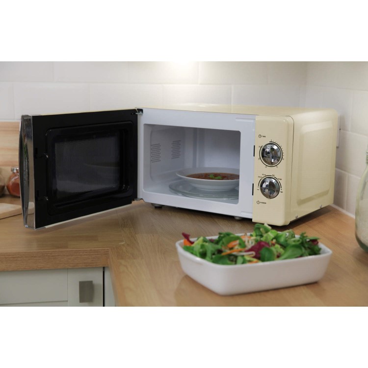 Russell Hobbs RHMM701C 17L Freestanding Solo Microwave - Cream - Image 3