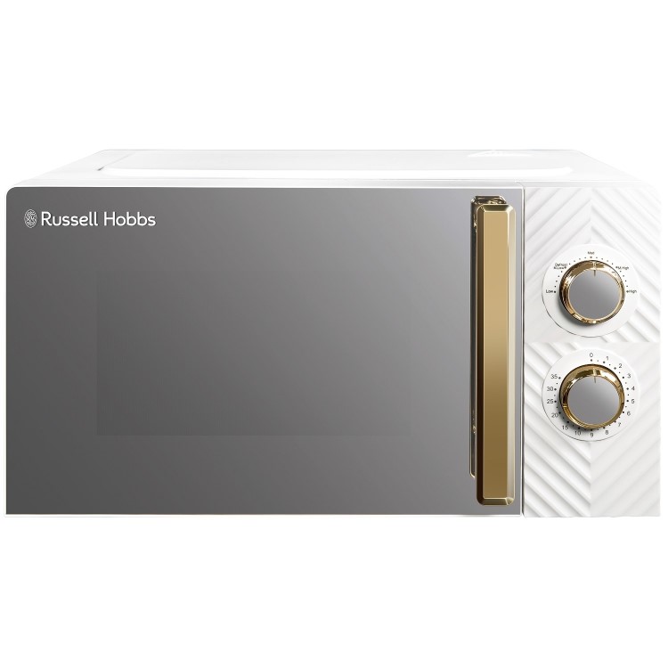 Russell Hobbs Groove RHMM723 17L Compact Freestanding Solo Microwave - White