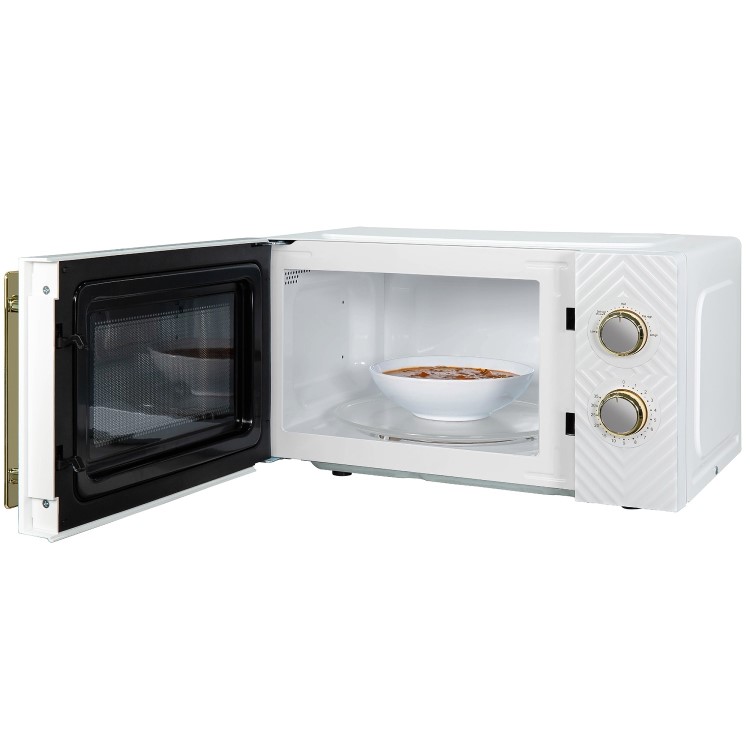 Russell Hobbs Groove RHMM723 17L Compact Freestanding Solo Microwave - White - Image 3