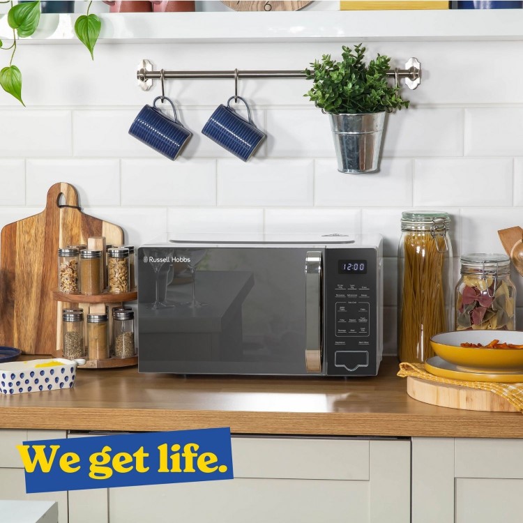 Russell Hobbs RHMT2045S 20 Litre Touch Control Digital Microwave - Silver - Image 8