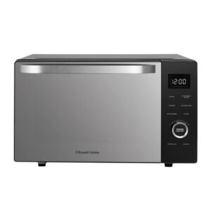 Russell Hobbs RHMT3001B Black 30L Digital Microwave Oven 900W Family Microwave with Auto Cook Programmes & Defrost Function