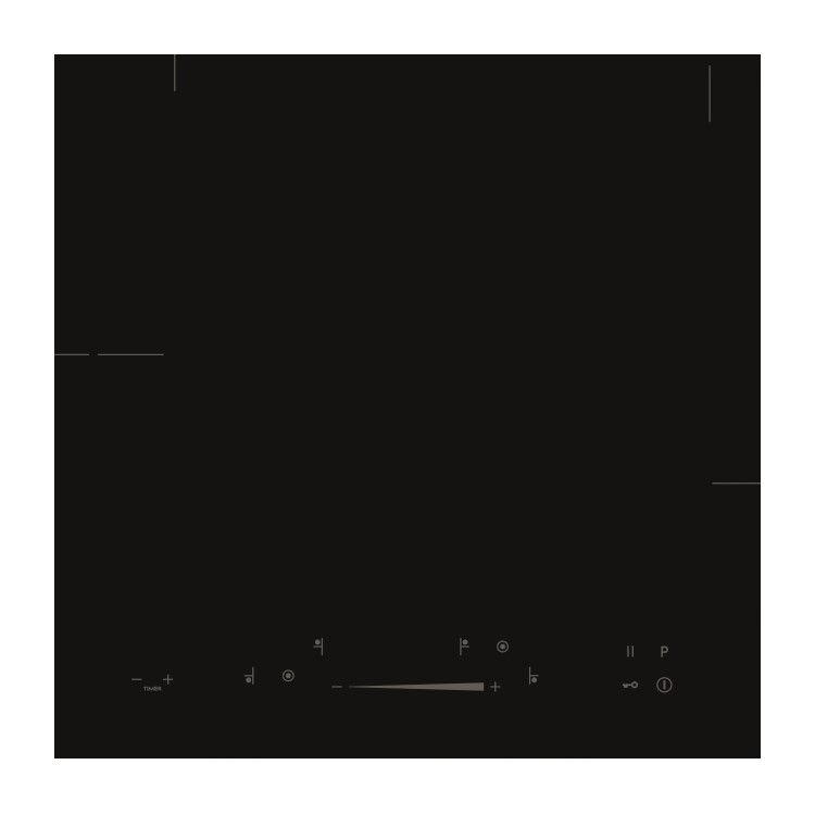 Smeg 77cm 4 Zone Ceramic Hob - Image 2