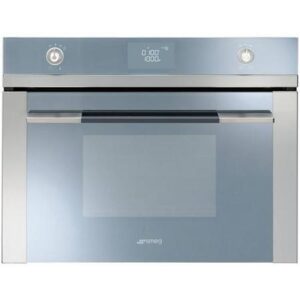 Smeg SF4120M Linea Compact Multifunction Combination Microwave Oven Stainless Steel