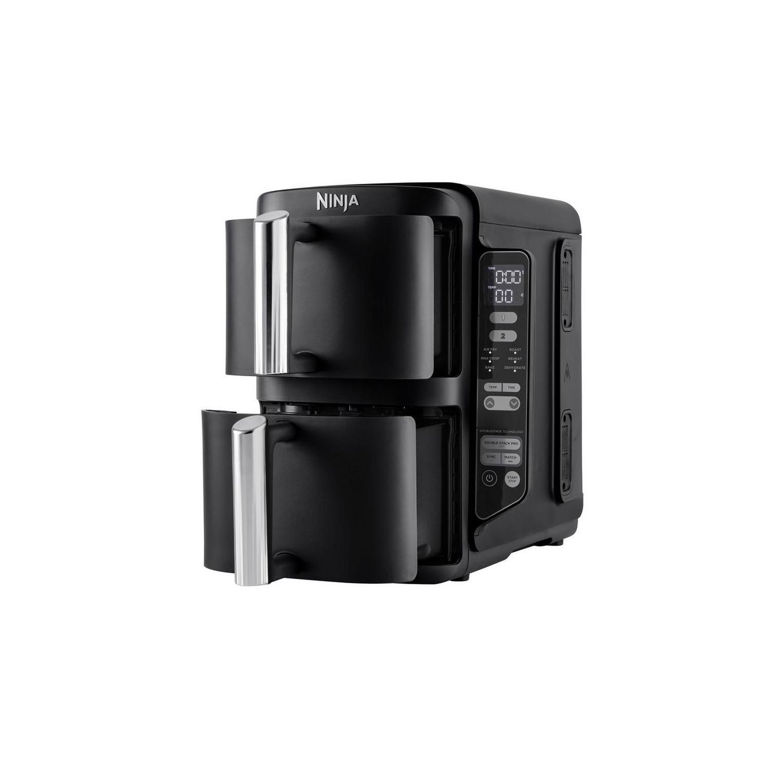 Ninja SL300UK 7.6L Double Drawer Air Fryer 2-Drawer Double Stack Healthy Crispy Cooking