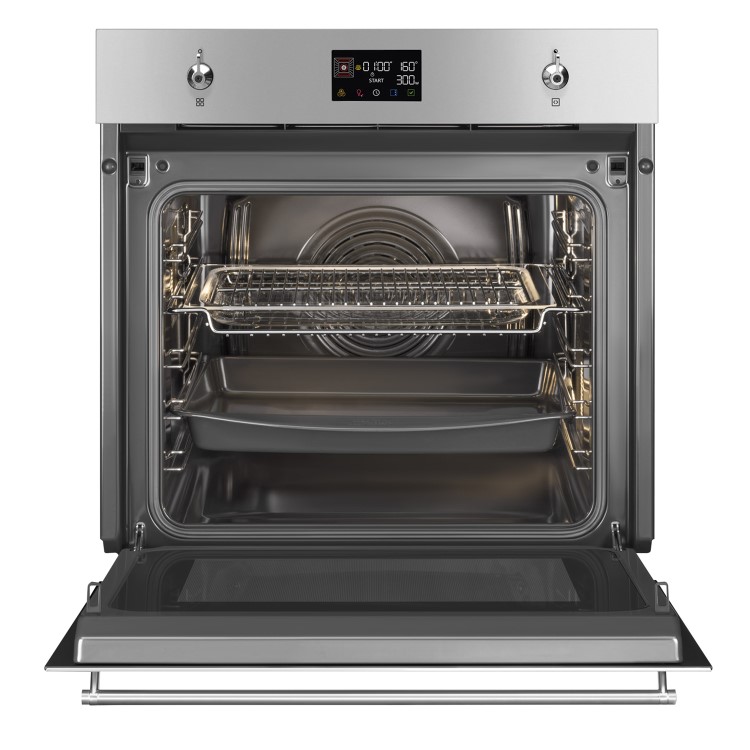 Smeg SO6302M2X Single Oven with Microwave Function - Stainless Steel - Image 2