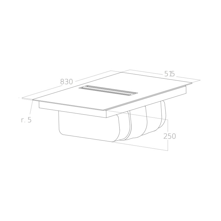 TurboAir 83cm 4 Zone Induction Venting Hob - Image 4