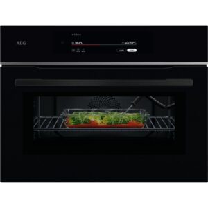 AEG 9000 Series CombiQuick Built-In Combination Microwave Oven - Black