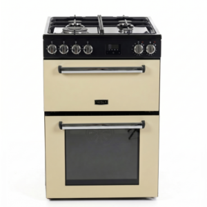 Tesla Series 3 60cm Dual Fuel Cooker - Cream