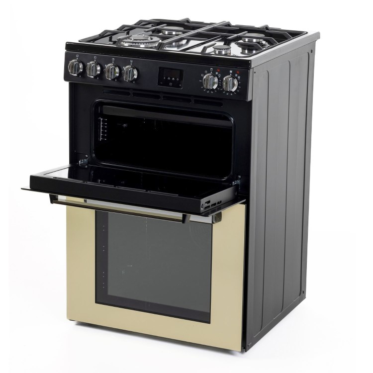 Tesla Series 3 60cm Dual Fuel Cooker - Cream - Image 3