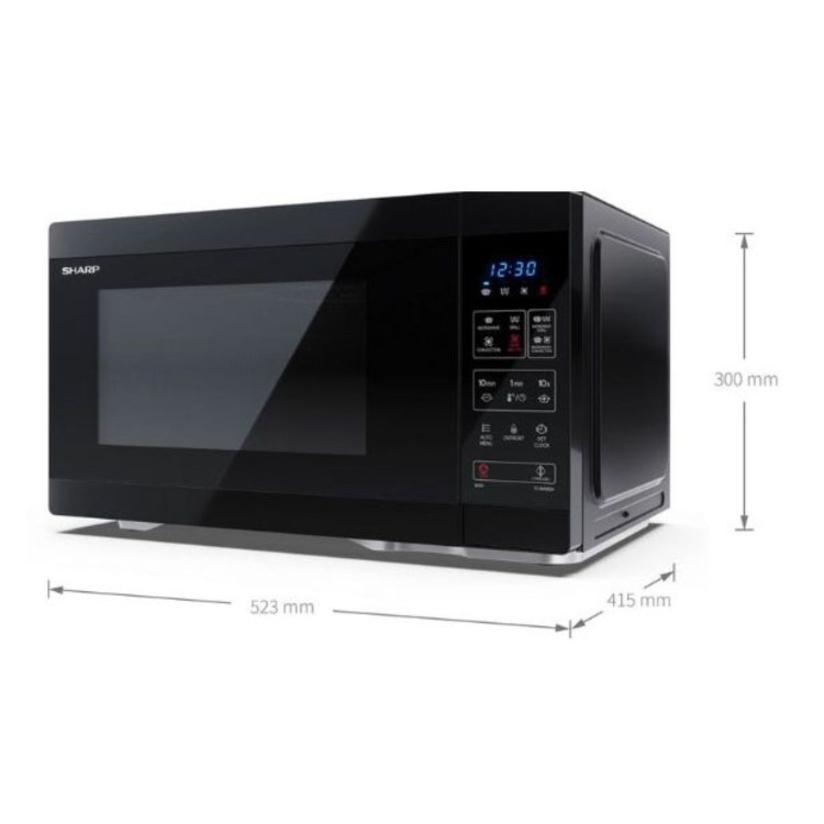 Sharp 26L Freestanding Combination Microwave - Black - Image 5