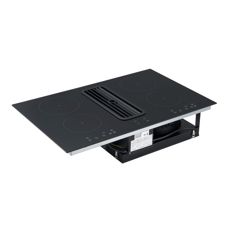 electriQ 80cm 4 Zone Venting Induction Hob - Image 2