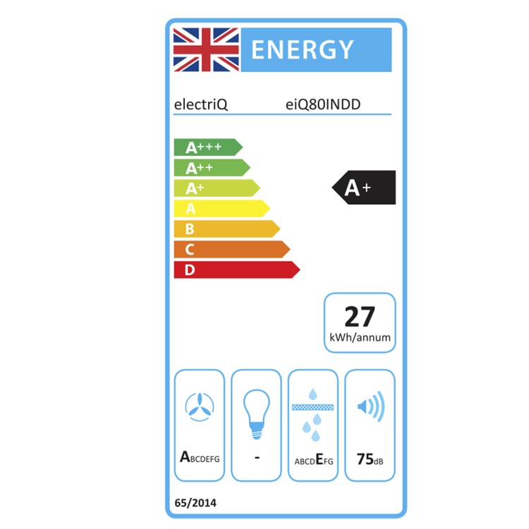 electriQ 80cm 4 Zone Venting Induction Hob - Image 7